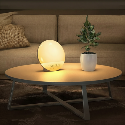 LED Sunrise Alarm Clock with Colorful Ambient Light