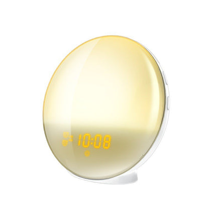LED Sunrise Alarm Clock with Colorful Ambient Light