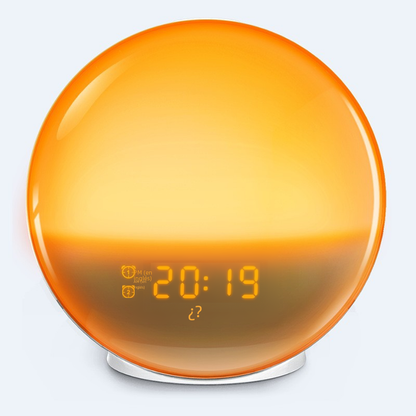 LED Sunrise Alarm Clock with Colorful Ambient Light